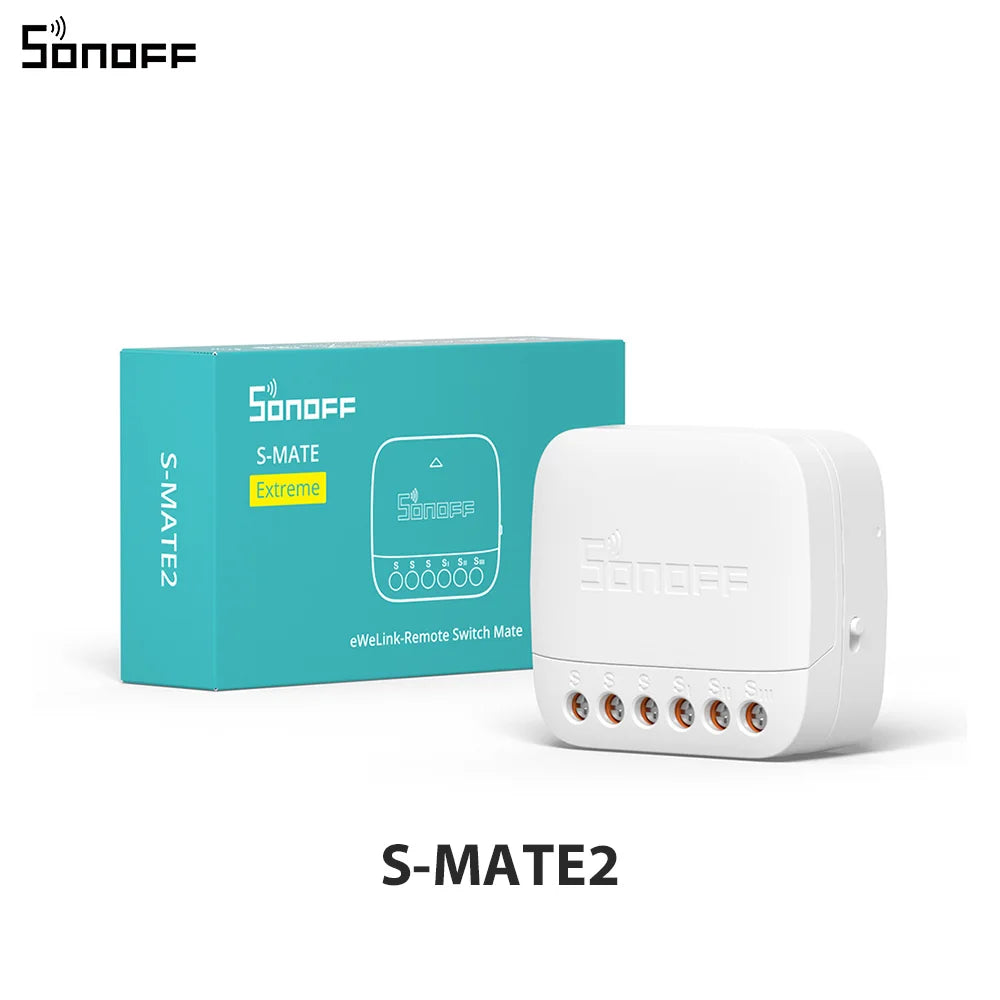 SONOFF S-MATE2 – Interruptor Mecânico Sem Fio Bidirecional com Controle via MINIR4 e eWeLink