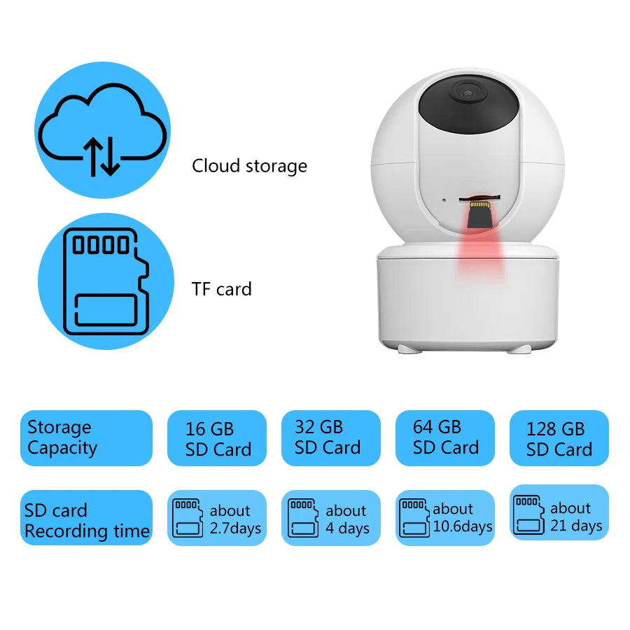 Barry iot 3mp wifi câmera de monitoramento monitor do bebê ptz câmera de segurança interna cctv voz intercom visão noturna capacidade icsee