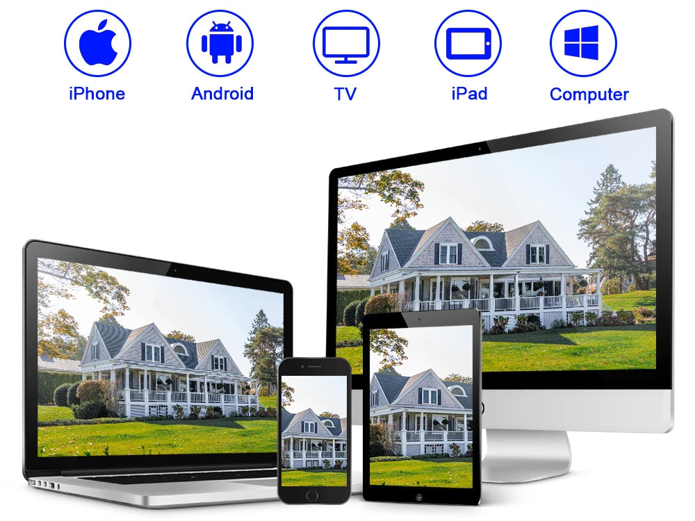Câmera NINIVISION YU-AHDCAM-4K 8MP 4K AHD Bullet Sensor Sony CCD Visão Noturna IP66 Externo