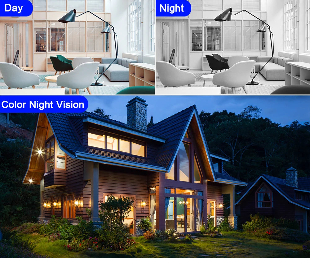 Câmera NINIVISION YU-AHDCAM-4K 8MP 4K AHD Bullet Sensor Sony CCD Visão Noturna Colorida IP66