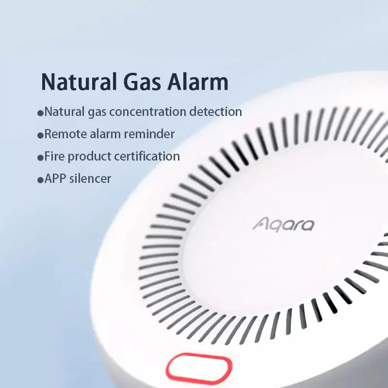 Aqara inteligente detector de gás natural zigbee alarme vazamento gás ligação inteligente segurança em casa inteligente para xiaomi mi casa homekit app