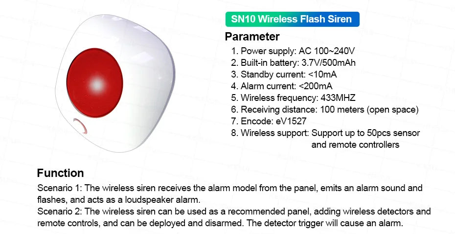 Central de Alarme KERUI G70 Tuya WiFi 4G Tela Touch 7" Kit Completo 100 Zonas FSK Sistema Inteligente - KERUI