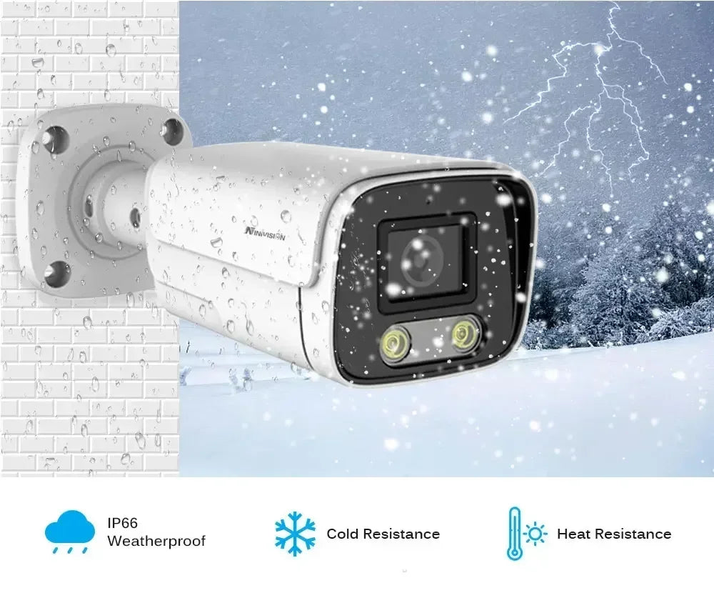 Câmera Overscam NINI-AHDCAM-56 5MP 8MP AHD Bullet Sensor Sony CCD Visão Noturna Colorida