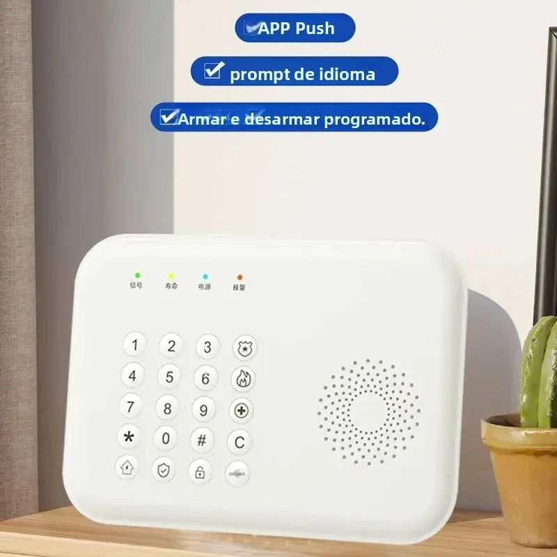 Pgst 4g wifi proteção de segurança alexa tuya vida inteligente automação residencial porta movimento sensor magnético alarme sistema segurança kit a01