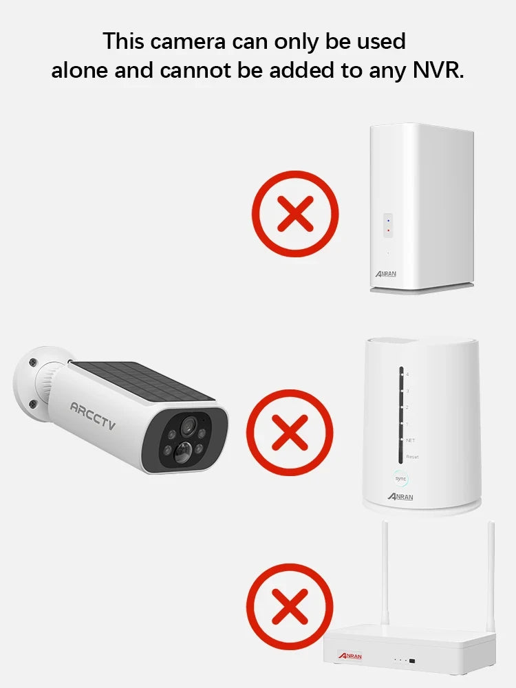 Câmera Solar ARCCTV 2K/4MP WiFi Externa com Bateria Integrada e Detecção Humana