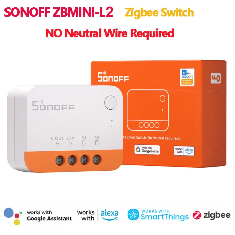 Botão Sem Fio Zigbee 3.0 SNZB-01P Sensor Inteligente Casa Inteligente SONOFF