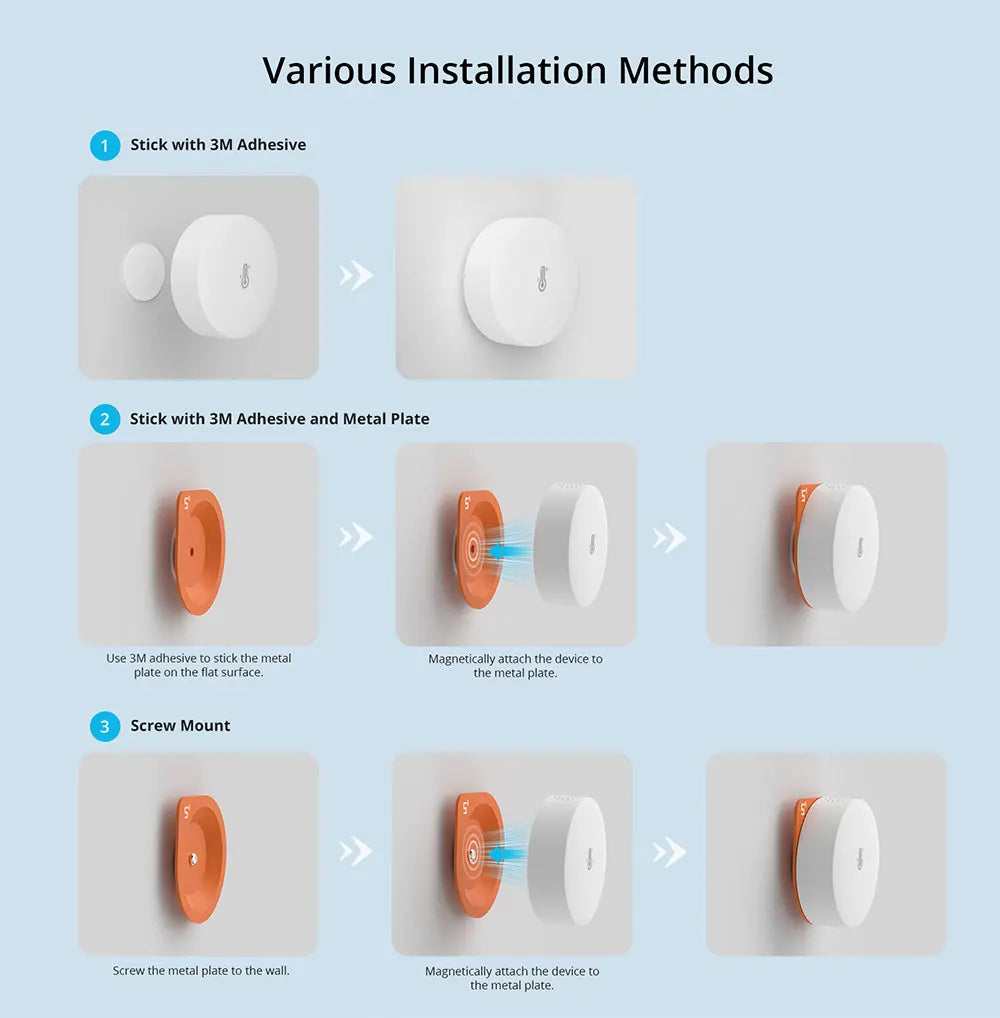 Botão Sem Fio SONOFF SNZB-01P Zigbee - Sensor de Presença - Controle Inteligente - eWeLink