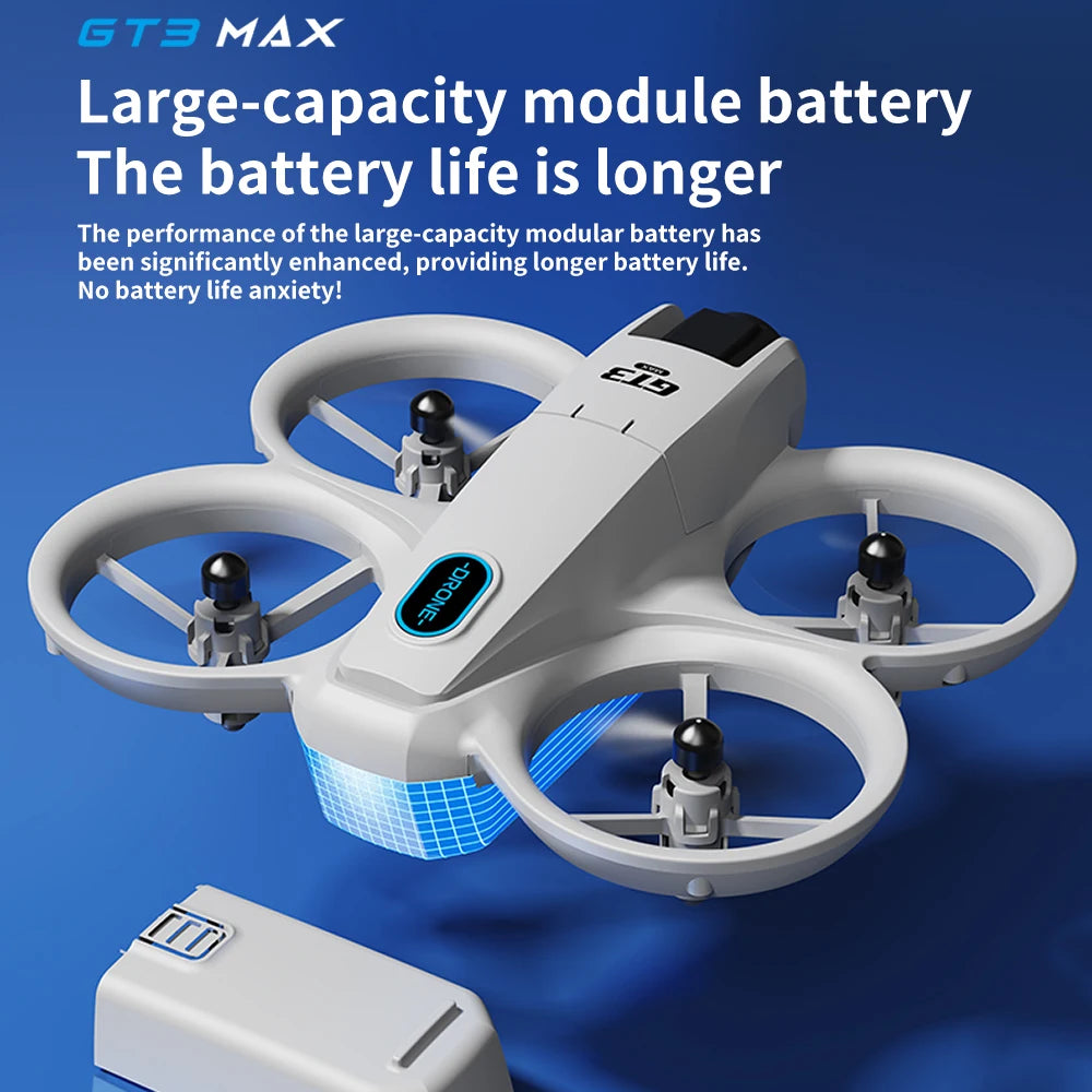 Drone GT3 MAX 8K GPS Profissional Fotografia Aérea 5G Fluxo Óptico Iluminação Dinâmica Quadcopter oein