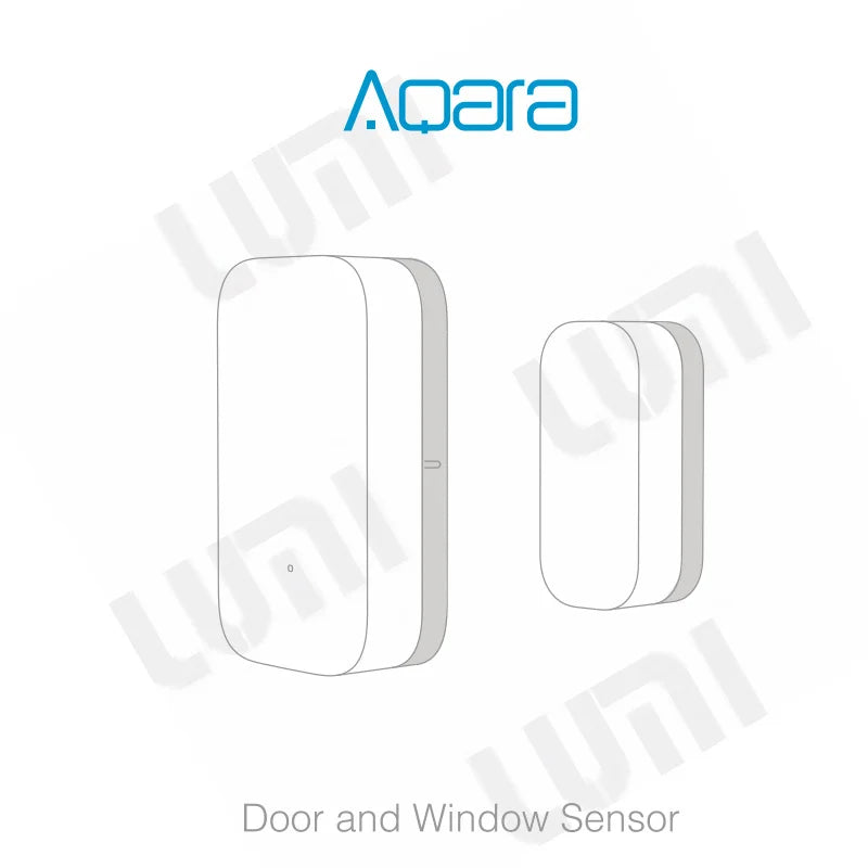 Sensor de Porta e Janela Inteligente Aqara Zigbee Mini Sensor de Porta Conexão Sem Fio Alarme Casa Inteligente para MiHome Gateway HomeKit