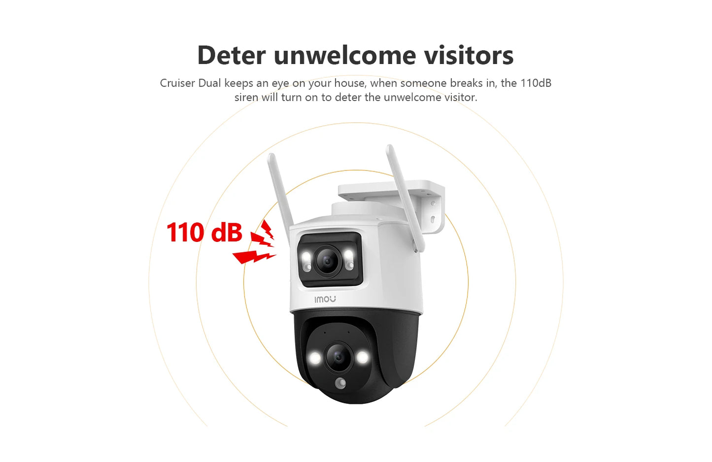 IMOU Cruiser Dual 10MP – Câmera IP PT Externa com IA