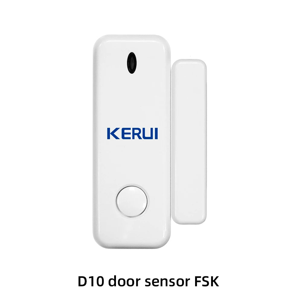 Central de Alarme KERUI G70 Tuya WiFi 4G Tela Touch 7" + Sensor PIR P10 FSK 100 Zonas Sistema Inteligente - KERUI