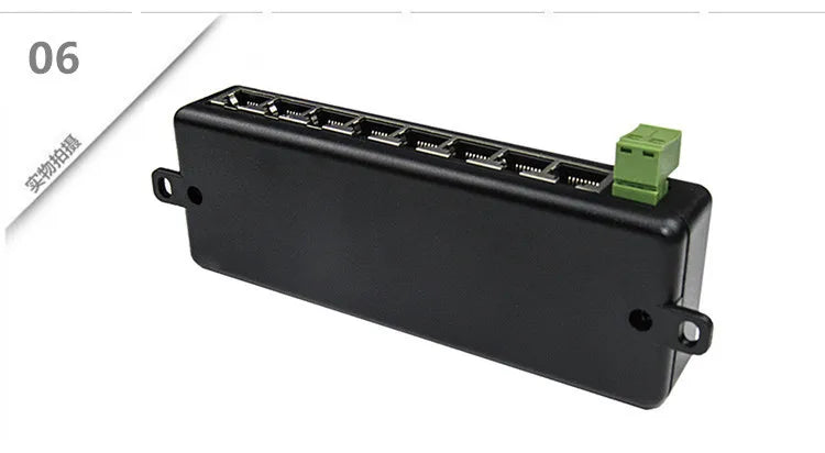 Injetor/Divisor PoE 4-8 Portas - IEEE 802.3af 12V-48V Power Over Ethernet Câmera CCTV AP Wireless