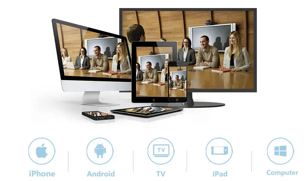 Câmera WiFi PTZ 5MP Tuya Rastreamento Automático Visão Noturna Colorida IP66 Smart Life Devoccvo