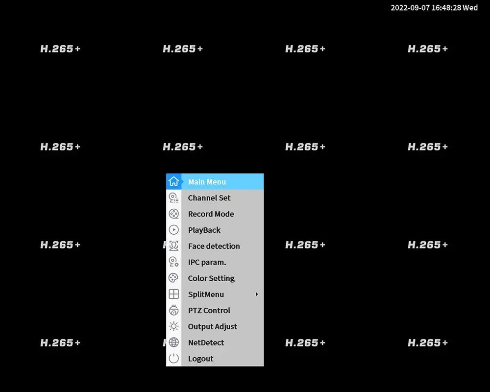 NVR para sistema de câmera de segurança 4K 10CH Gravador de vídeo em rede 4K PoE Câmera IP Detecção facial Gravação 24 horas por 7 (HDD não incluído)