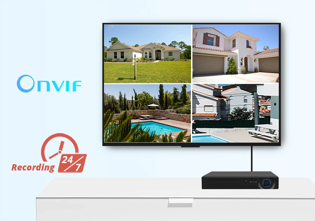 Câmera TPTEK 8MP 4K WiFi IP Bullet com IA Humana e Visão Noturna 30m IP66