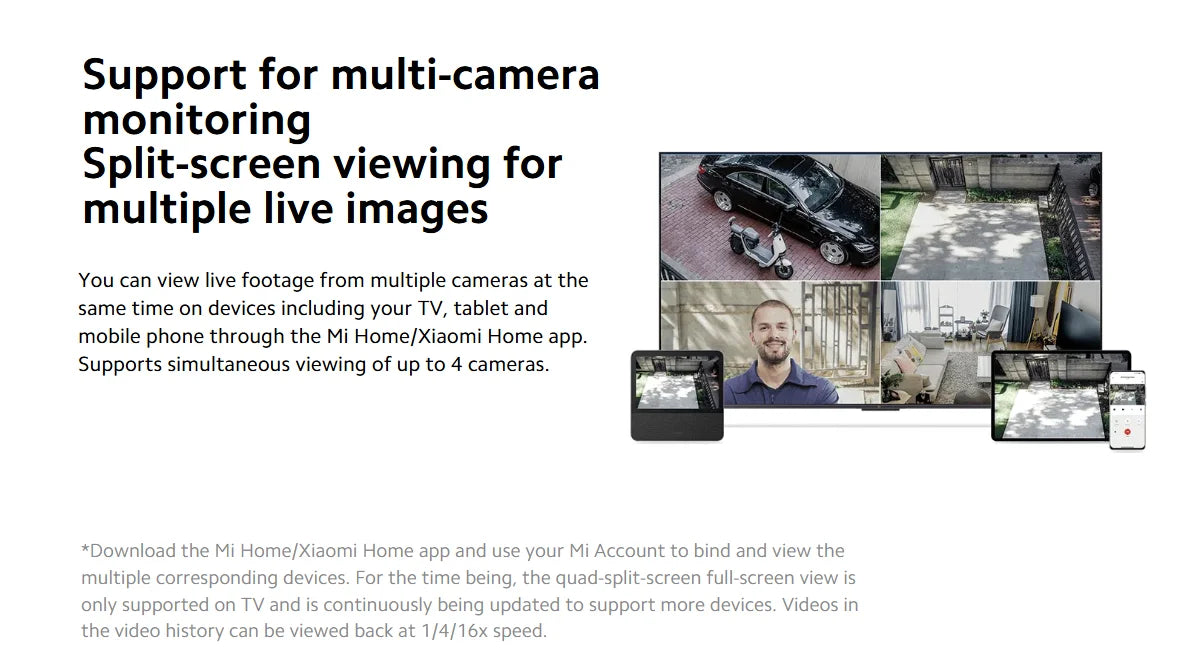 Câmera Xiaomi AW300 2K Outdoor - IP66 - Visão Noturna Colorida - WiFi 2.4GHz - Zoom 4x - Mi Home