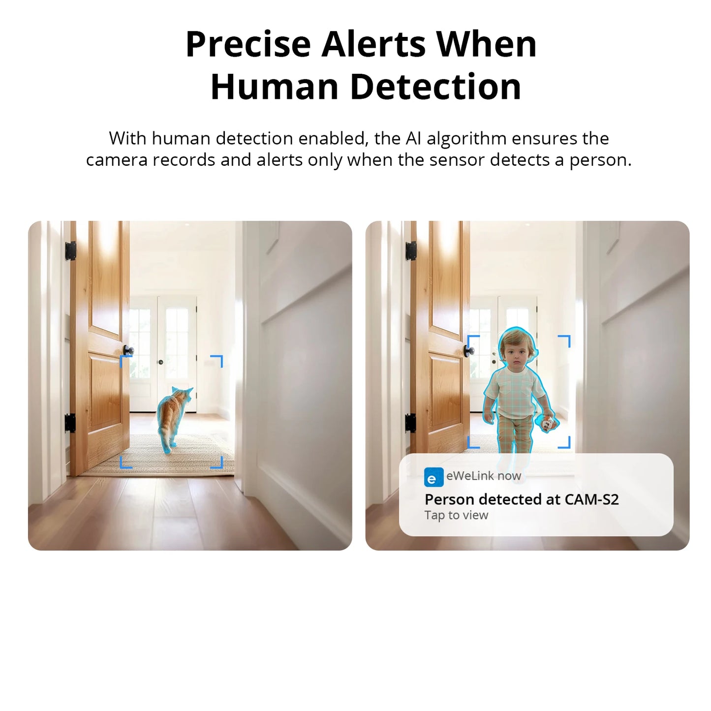 Câmera de Segurança Inteligente 1080P com Detecção Humana e Visão Noturna SONOFF CAM Slim Gen2