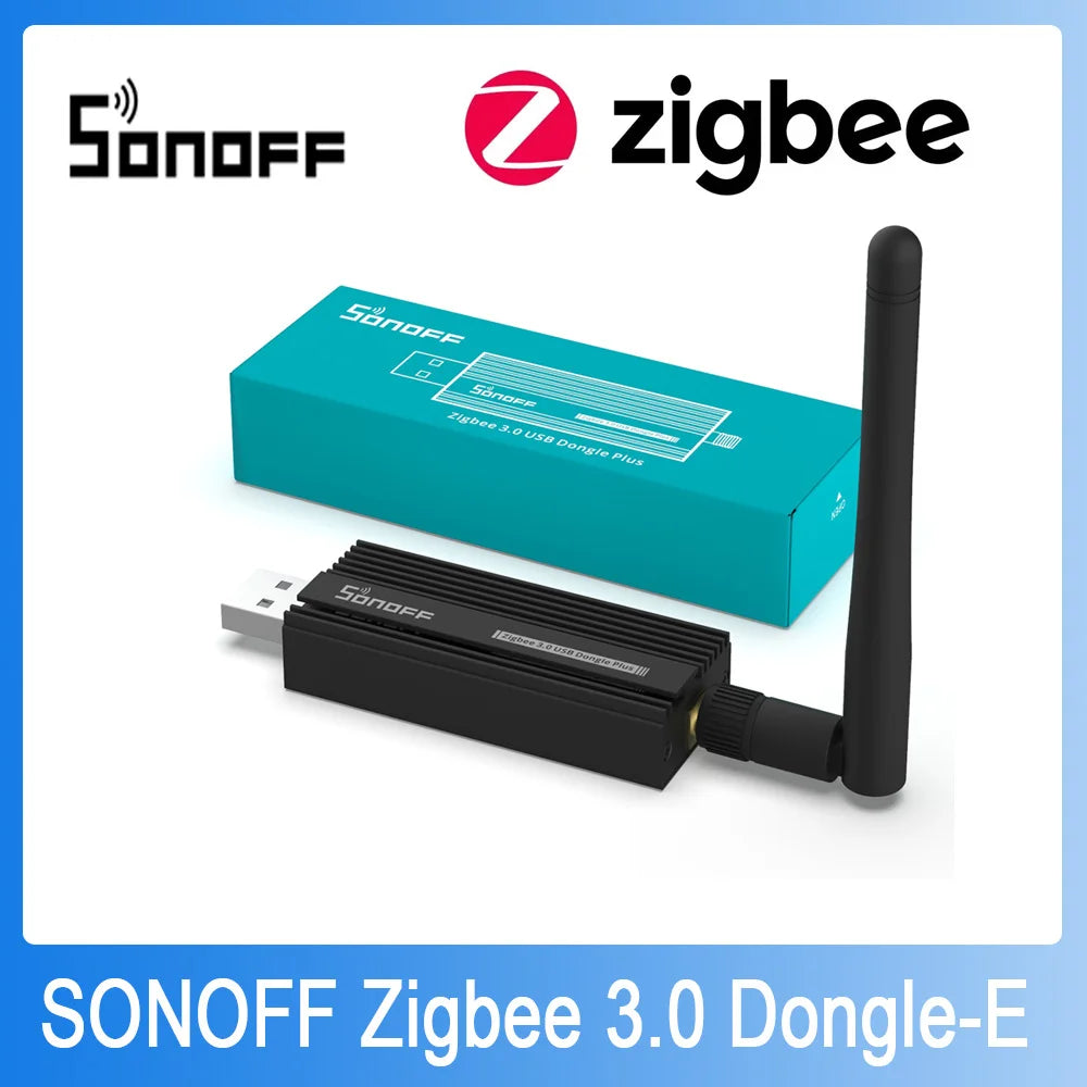 Gateway Zigbee 3.0 USB Dongle-E Universal ZHA Zigbee2MQTT Compatível ZBMINI S26ZBR2 SNZB SONOFF