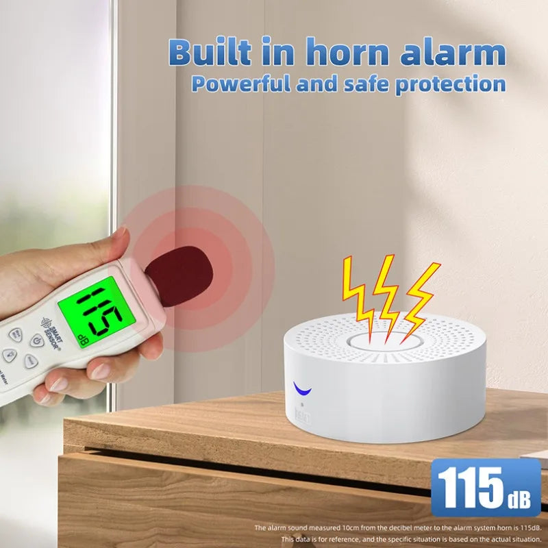 Tuya wifi sistema de alarme de casa inteligente 120db alarmes de segurança contra roubo sirene vida inteligente app controle sem fio kits de alarme anti-roubo
