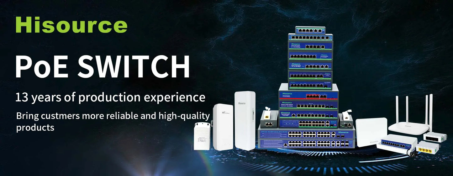 Switch PoE Fast Ethernet 10 Portas 120W - IEEE 802.3af/at 10/100Mbps VLAN Proteção Raios Câmeras IP