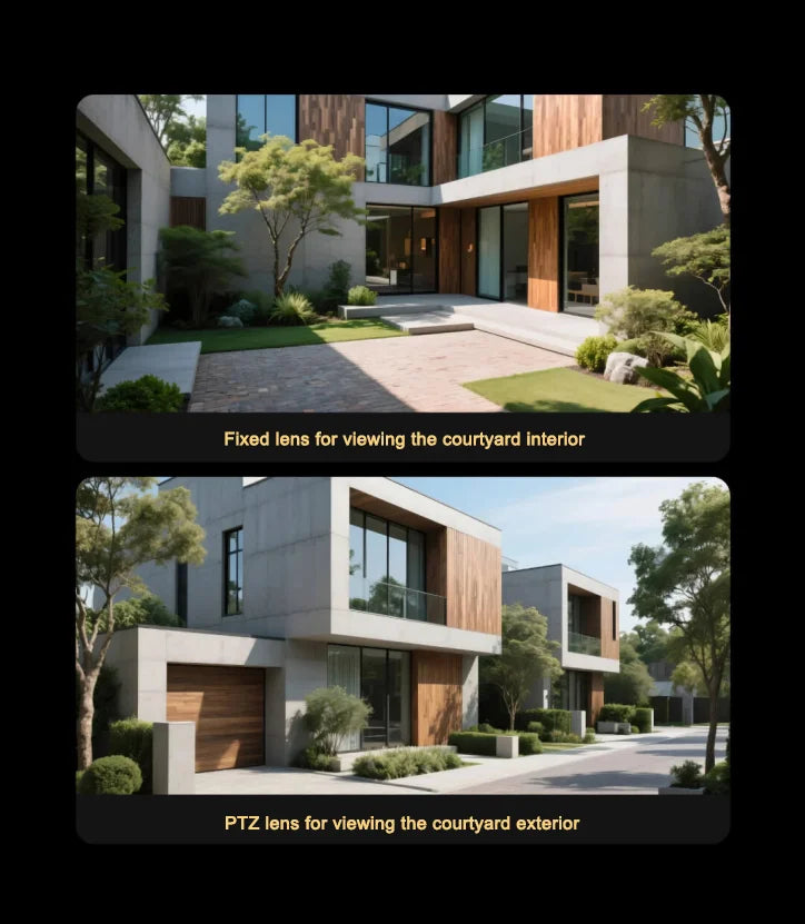 Câmera Xiaomi Smart Outdoor 4 Pro - Tripla Lente 360° 5MP 3K Zoom Híbrido 9x IP66