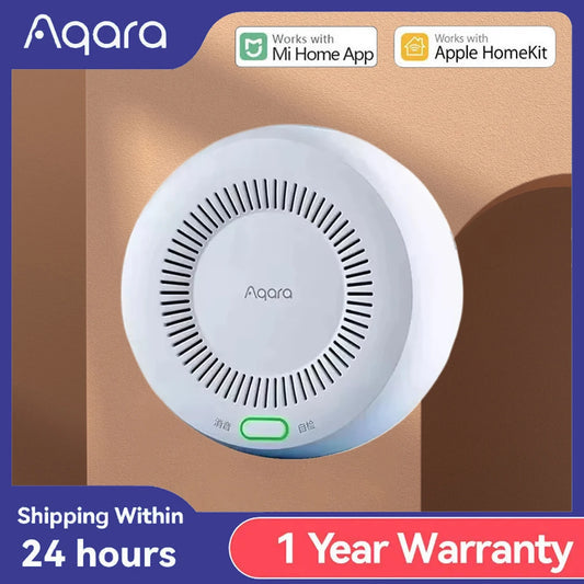 Aqara inteligente detector de gás natural zigbee alarme vazamento gás ligação inteligente segurança em casa inteligente para xiaomi mi casa homekit app