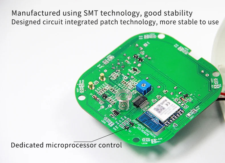 Detector de Gás Natural e Monóxido de Carbono WiFi Inteligente com Alarme Tuya Smart Life IHOMECAM