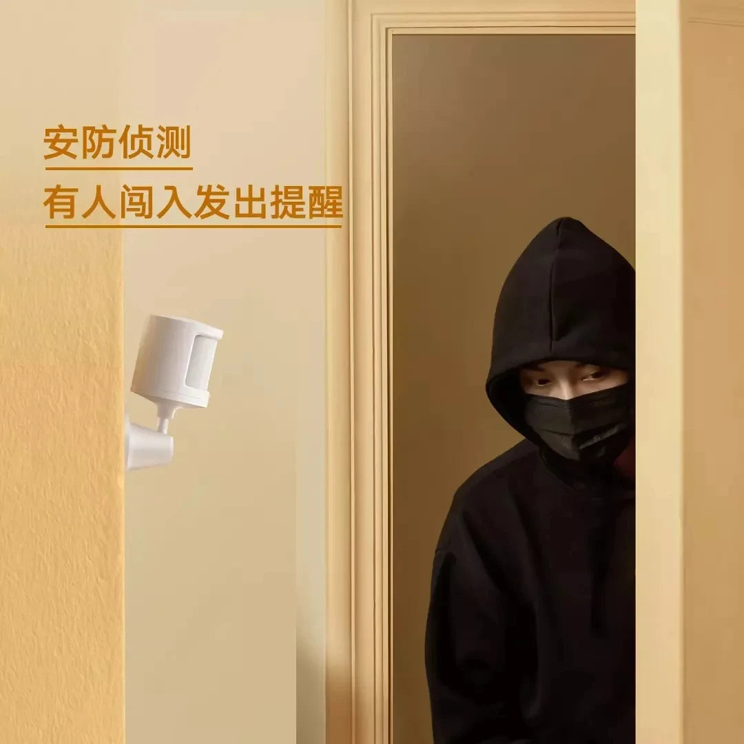 Aqara-Sensor de Movimento Inteligente, Sensor Global do Corpo Humano, Conexão Sem Fio, Home Security, Alarme para Aplicativo Xiaomi, ZigBee