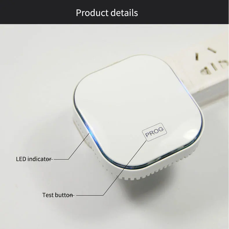 Detector de Gás Natural e Monóxido de Carbono WiFi Inteligente com Alarme Tuya Smart Life IHOMECAM