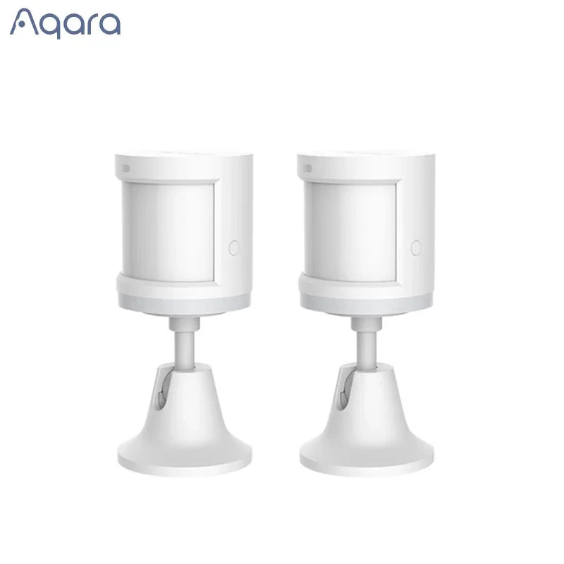 Aqara-Sensor de Movimento Inteligente, Sensor Global do Corpo Humano, Conexão Sem Fio, Home Security, Alarme para Aplicativo Xiaomi, ZigBee