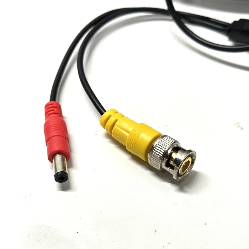 Cabo BNC+DC 2 em 1 Coaxial para Câmera CCTV AHD DVR 5m/10m/20m/30m