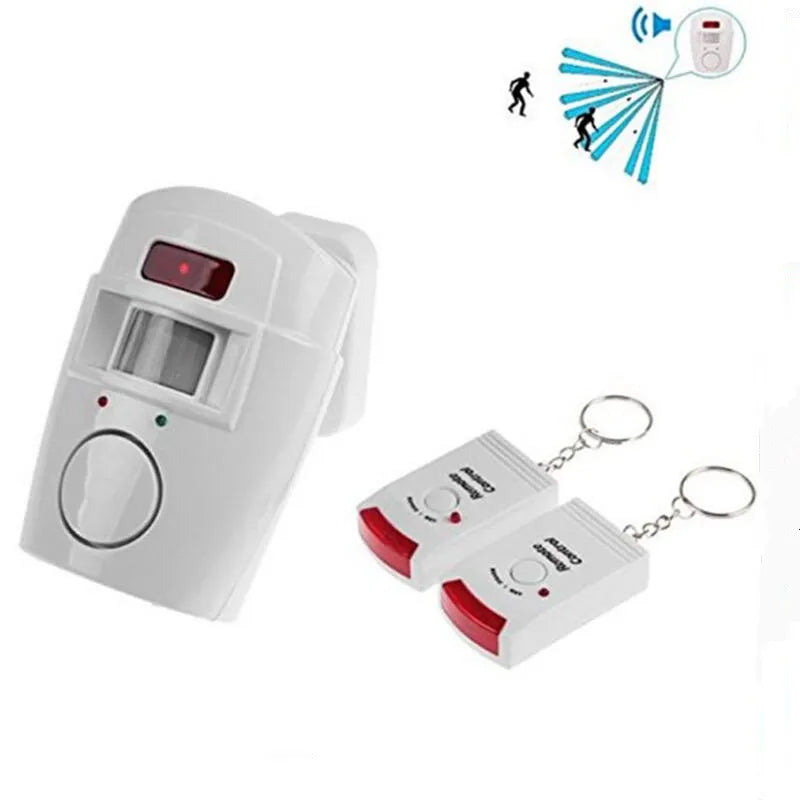 Sensor de movimento sem fio alarme detector de segurança sistema de alerta ao ar livre indoor conhecido afstandsbed leathis garagem
