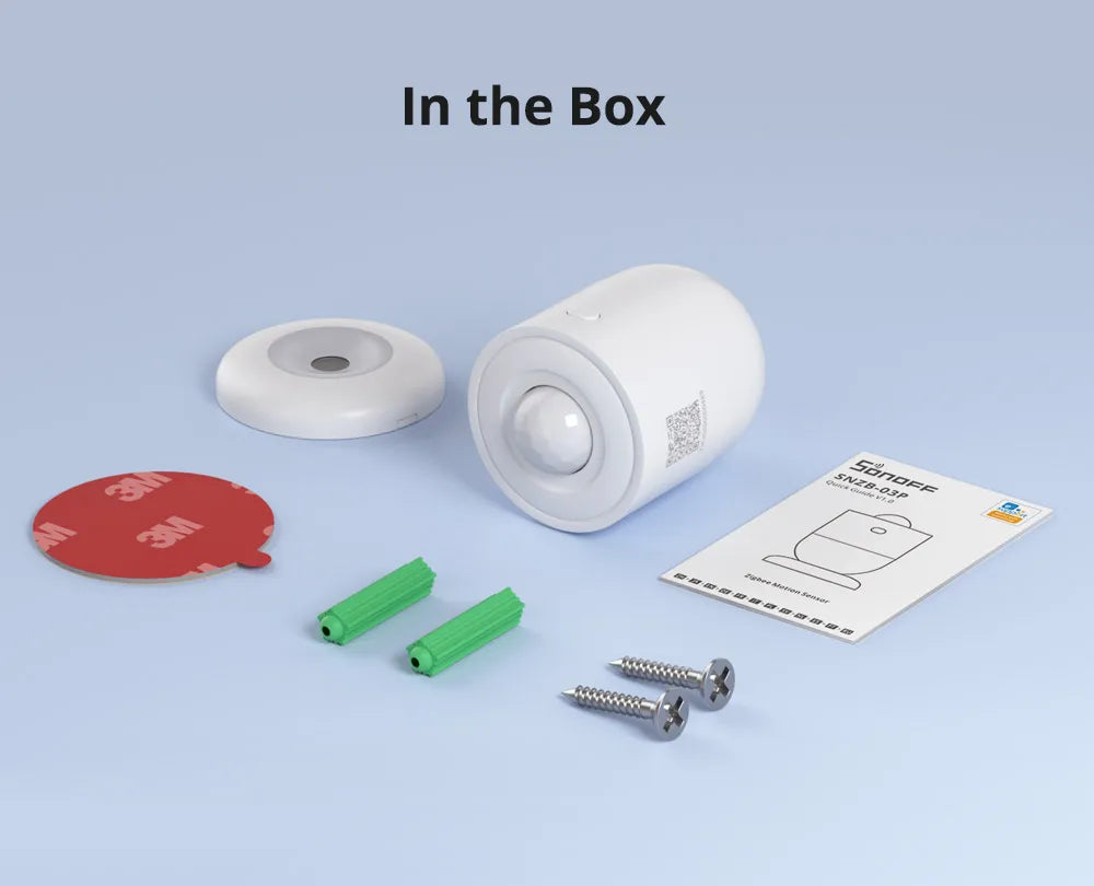 Botão Sem Fio SONOFF SNZB-01P Zigbee - Sensor de Presença - Controle Inteligente - eWeLink