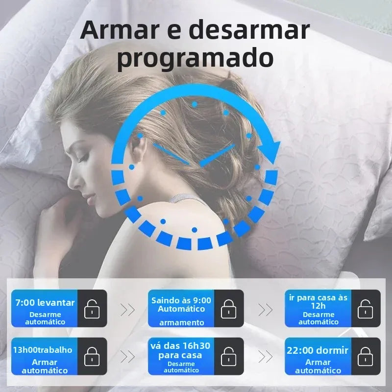 Pgst 4g wifi proteção de segurança alexa tuya vida inteligente automação residencial porta movimento sensor magnético alarme sistema segurança kit a01