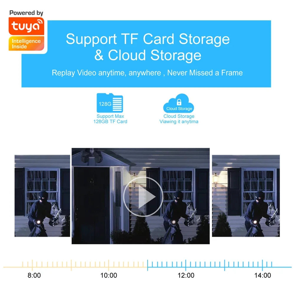 Tuya wifi câmera ip sem fio hd 5mp ai humano detectar câmera cctv bala vigilância ao ar livre proteção de segurança à prova dwaterproof água cam