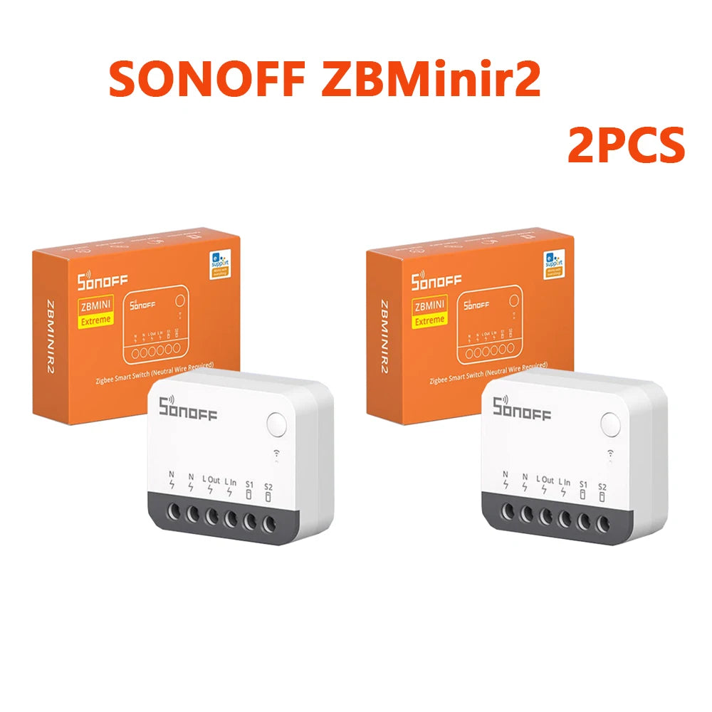 Interruptor Inteligente SONOFF ZBMini R2 Zigbee - Módulo DIY - Alexa e Google Home - eWeLink