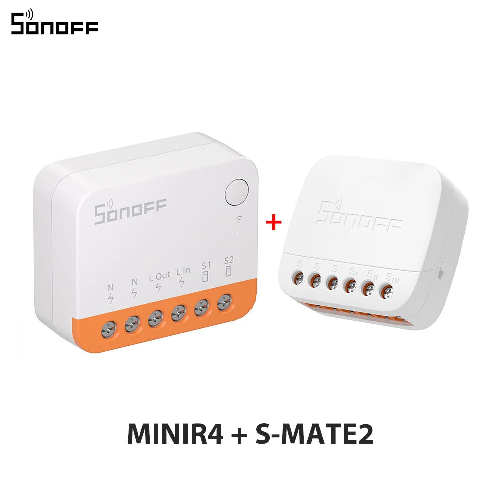 SONOFF S-MATE2 – Interruptor Mecânico Sem Fio Bidirecional com Controle via MINIR4 e eWeLink