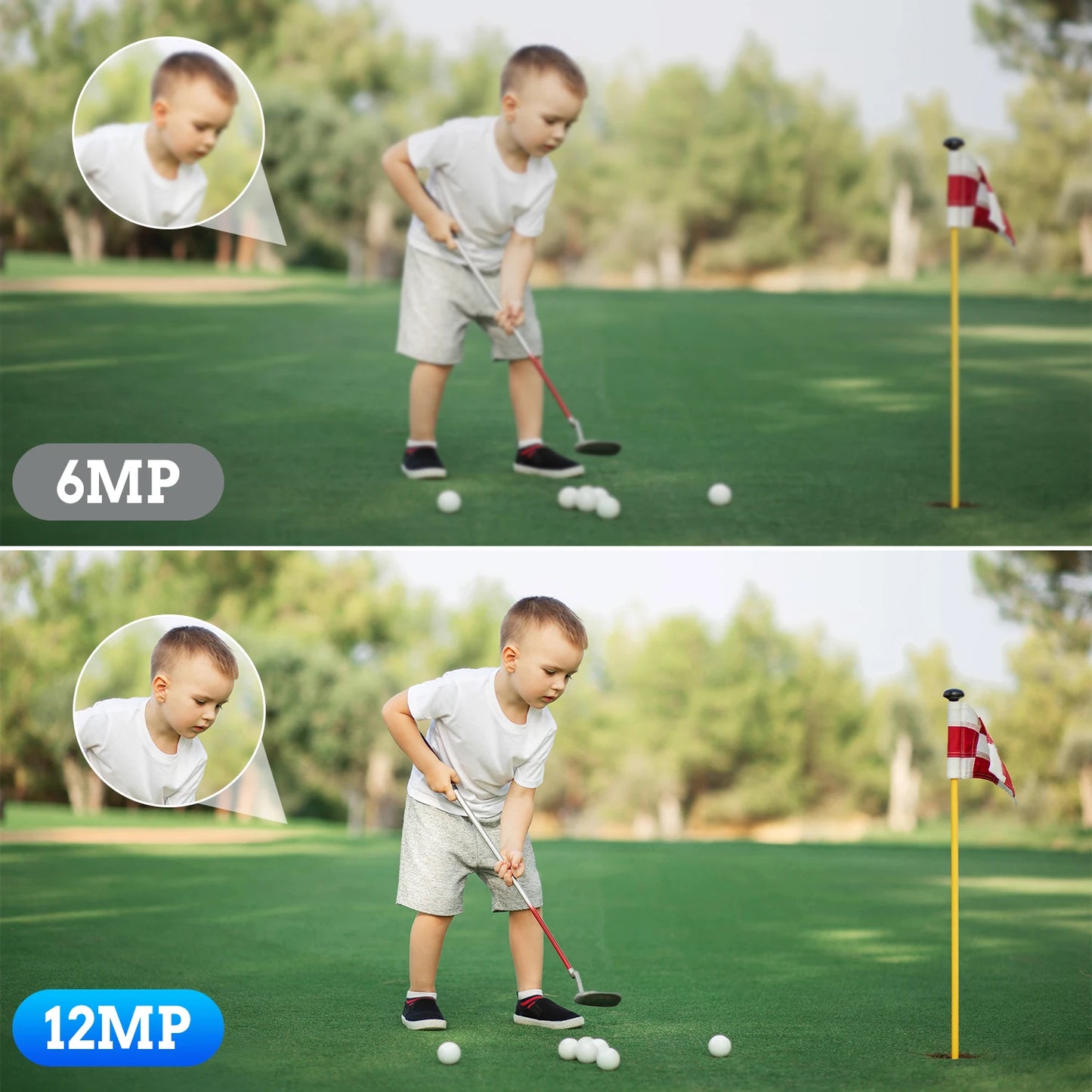 Câmera IP WiFi ZRHUNTER A56 12MP 6K Tripla Lente PTZ Detecção Humana IA Rastreamento Automático Visão Noturna Colorida IP66 App ICSEE - ZRHUNTER