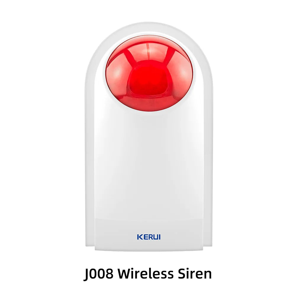 Central de Alarme KERUI G70 Tuya WiFi 4G Tela Touch 7" + Sensor PIR P10 FSK 100 Zonas Sistema Inteligente - KERUI