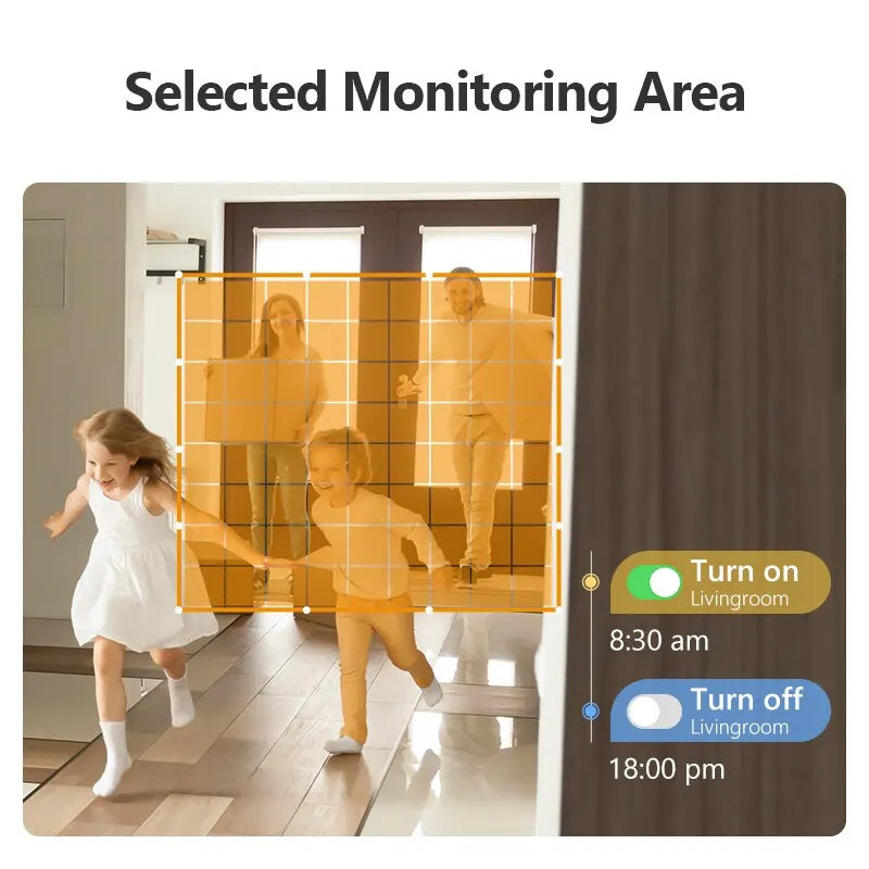 Câmera Interna WiFi 3MP IMOU Cue 2E | Detecção Humana, Alexa, Google e Monitor de Bebê