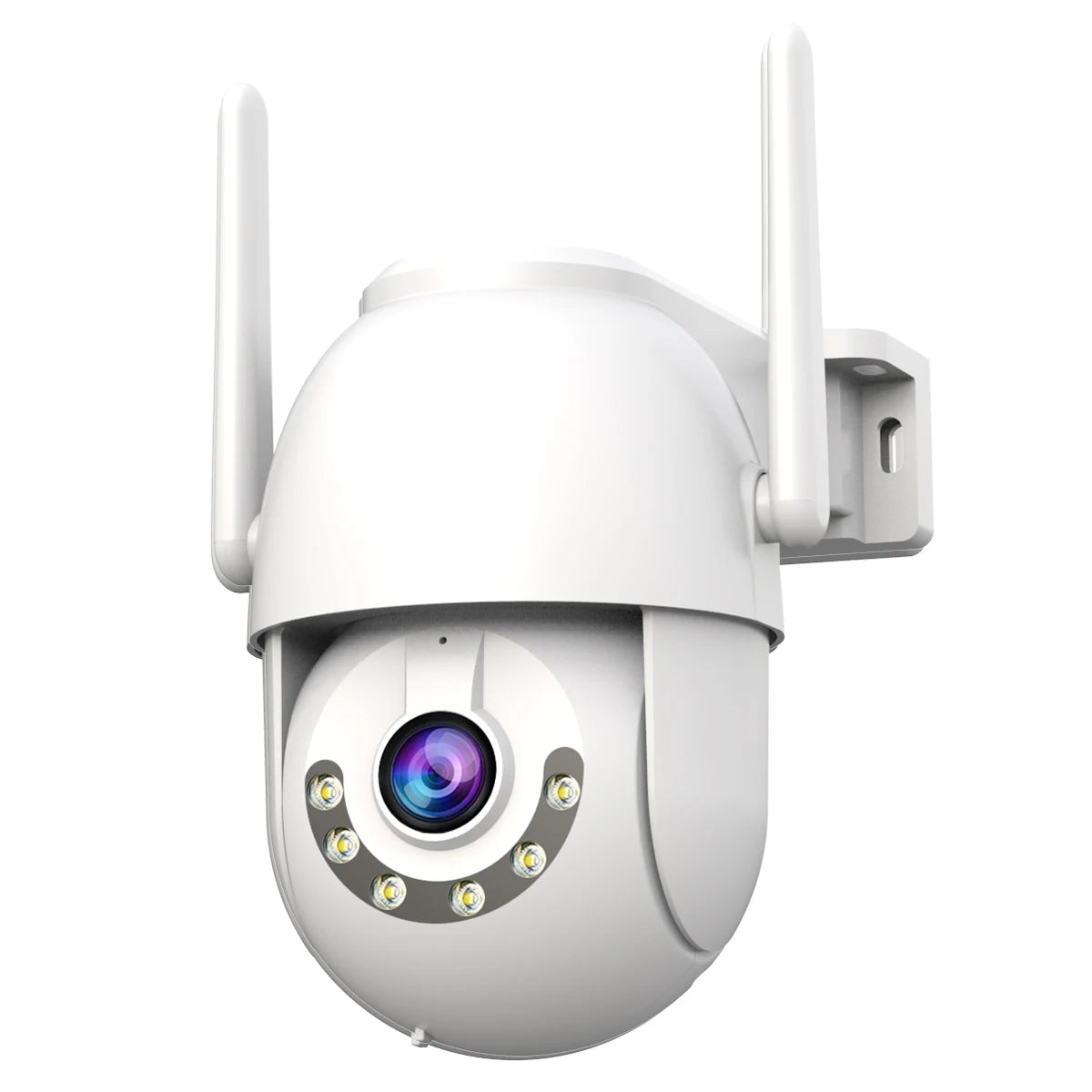 Câmera PTZ Wifi 4K 8MP para Exterior com Lente Dupla e Tela Dupla, Zoom Digital 5X, Câmera IP com Rastreamento Automático e Vigilância de Áudio e Vídeo