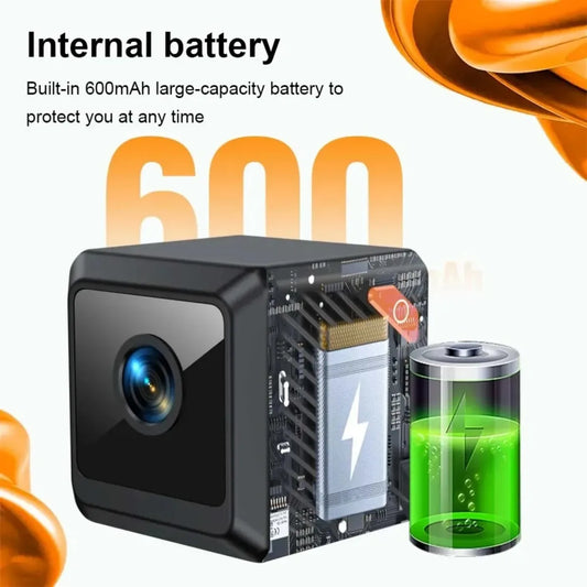 W02 1080p mini proteção de segurança casa visão noturna vigilância acampamento ao ar livre wifi subminiatura câmera casa inteligente cctv vídeo