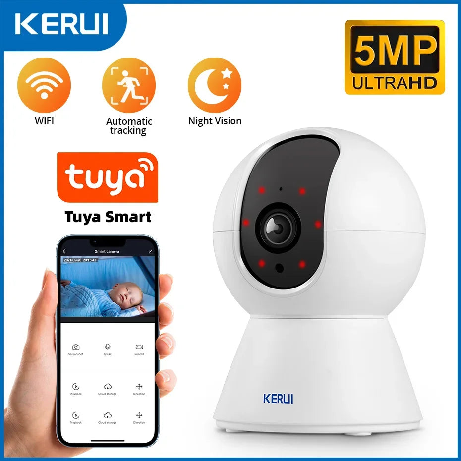 Sistema de Alarme Inteligente WiFi/4G com Sensor PIR Teclado e Alexa - Kerui W184 Tuya