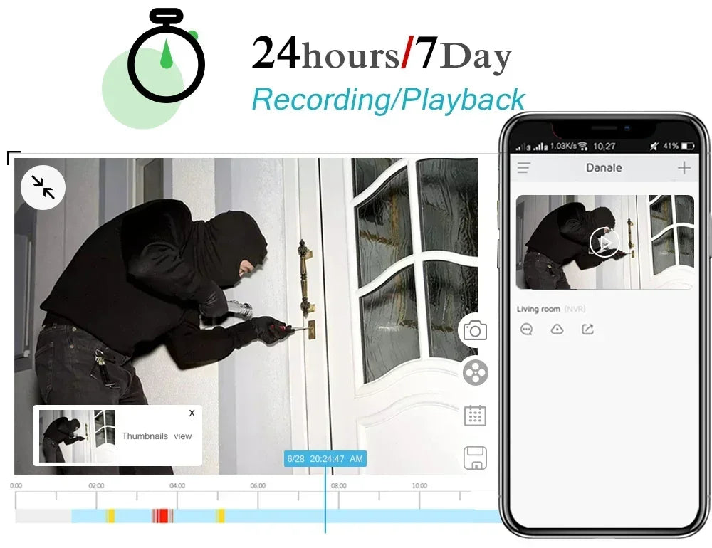 Câmera de Vigilância CCTV, H.265, Câmera HD 5MP, Vandalproof, Movimento, Face-Detecção, Corte IR, Visão Noturna, Big Dome, Câmera AHD