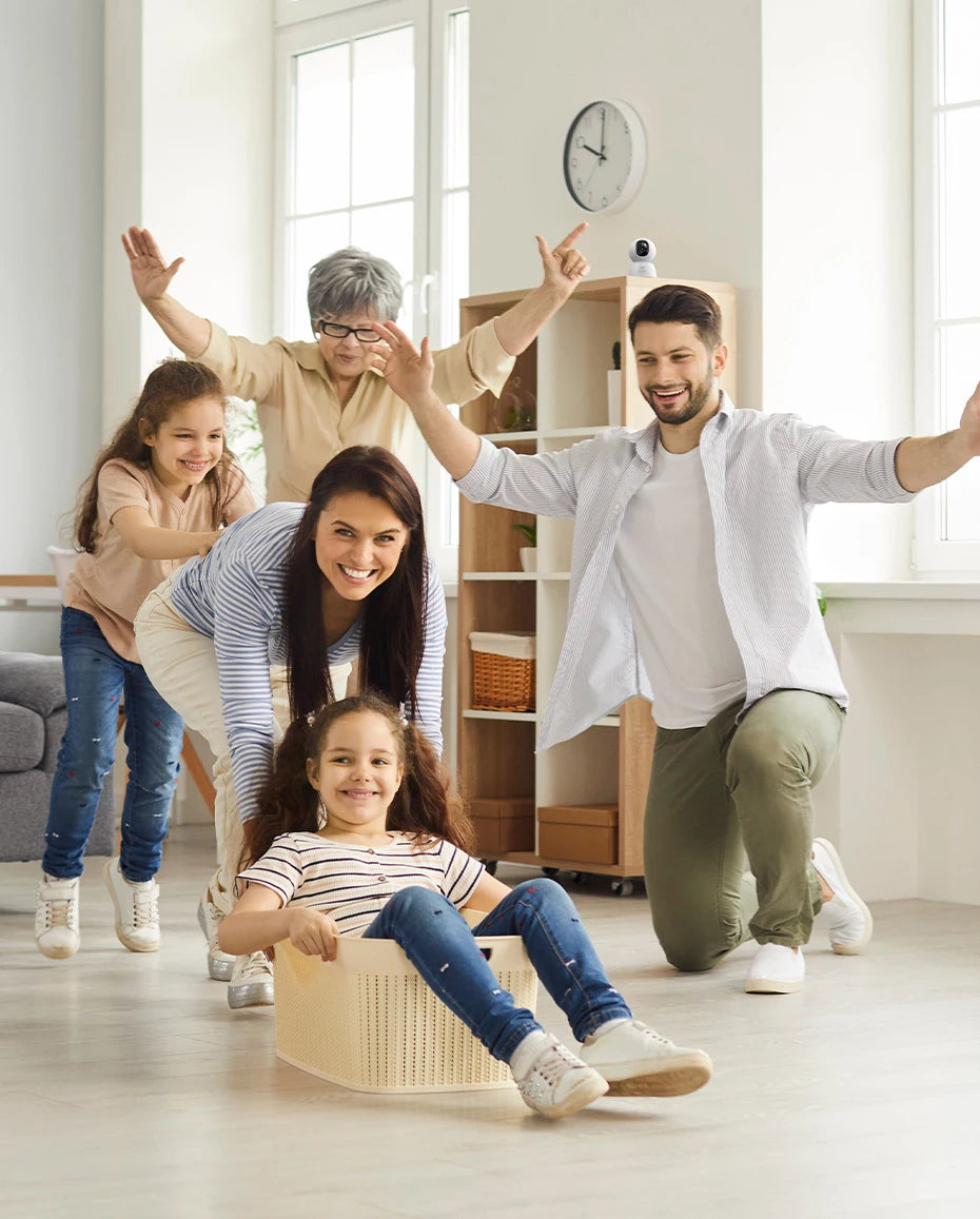 Câmera Baseus P1 Lite 2K 3MP 360° Pan/Tilt WiFi com Rastreamento IA Interno