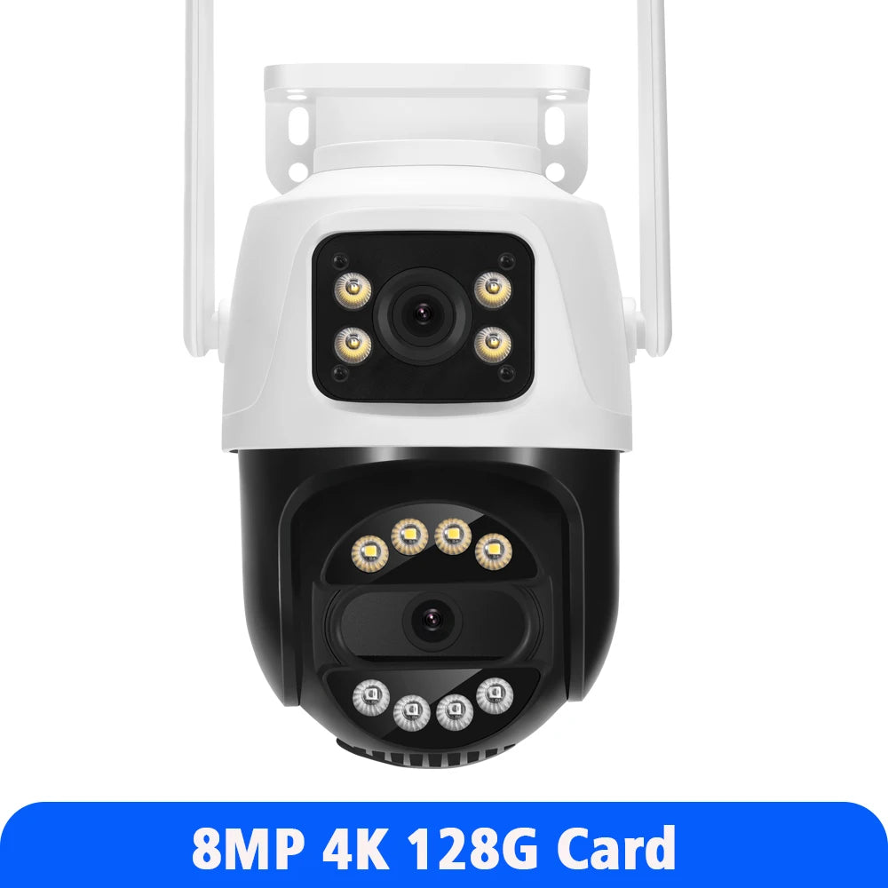 Câmera WiFi 12MP 6K Dome com Zoom 8X Detecção Humana IA Rastreamento Automático Alexa - ASECAM AS60WIC