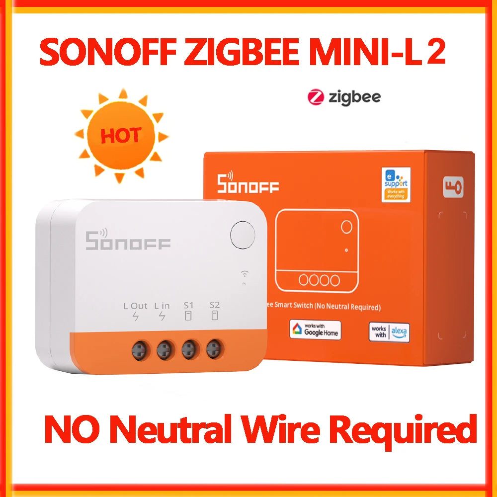 Botão Sem Fio SONOFF SNZB-01P Zigbee - Sensor de Presença - Controle Inteligente - eWeLink