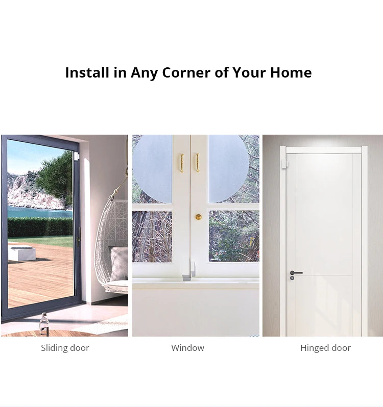 Sonoff dw2 wifi sem fio porta/janela sensor módulo de automação residencial inteligente sem necessidade de gateway sincronização de status fácil instalação sensor