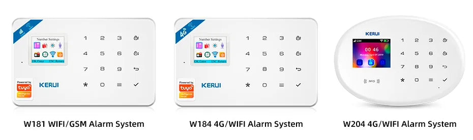 Controle Remoto Sem Fio KERUI RC531 4 Botões Chaveiro para Sistema de Alarme WiFi GSM PSTN - KERUI