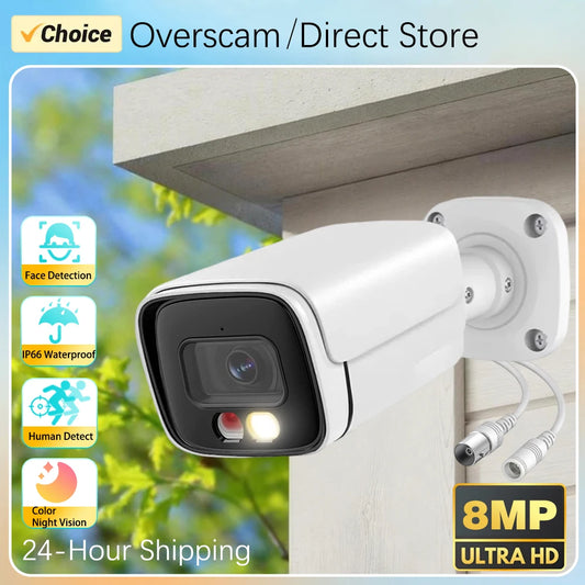 Câmera Overscam NINI-AHDCAM-56 5MP 8MP AHD Bullet Sensor Sony CCD Visão Noturna Colorida